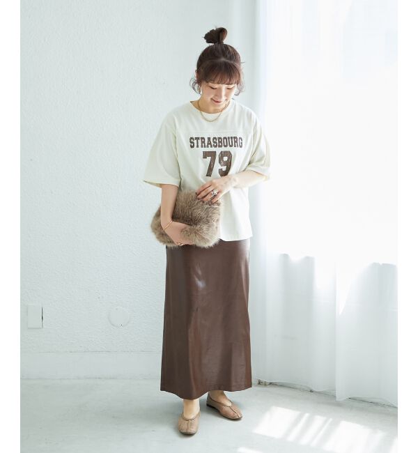  「《手洗い可能》シャイニーナロースカート」|スカート|