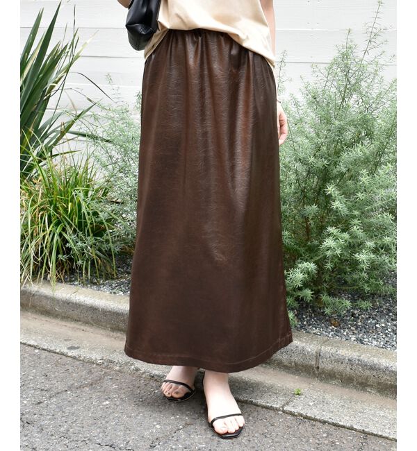  「《手洗い可能》シャイニーナロースカート」|スカート|
