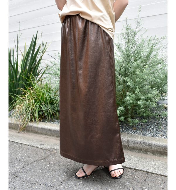  「《手洗い可能》シャイニーナロースカート」|スカート|