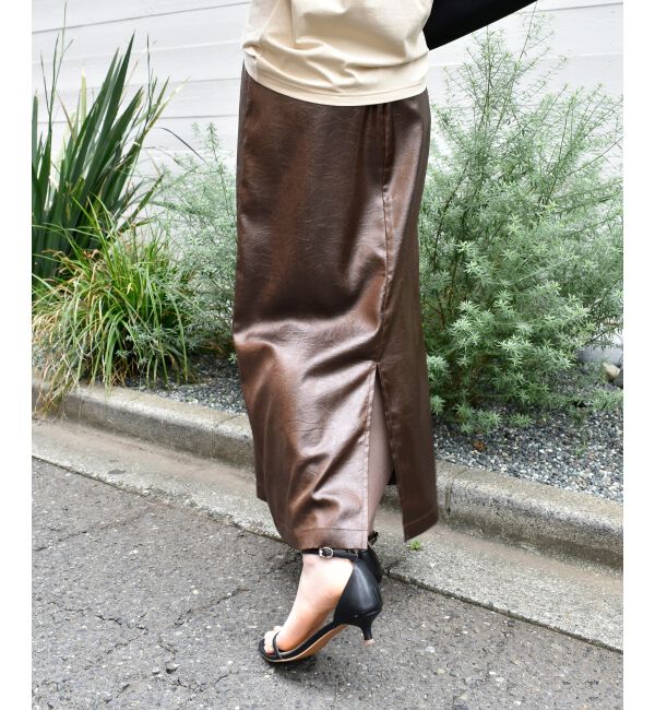  「《手洗い可能》シャイニーナロースカート」|スカート|