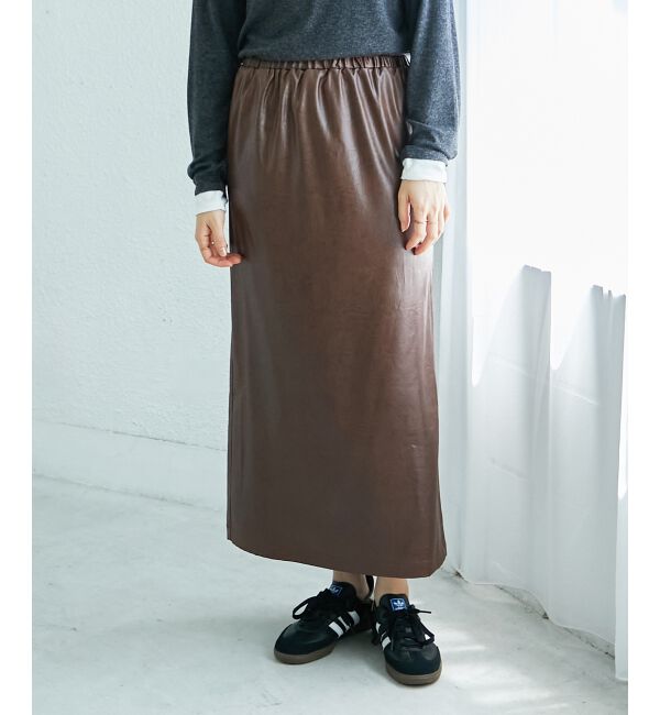  「《手洗い可能》シャイニーナロースカート」|スカート|