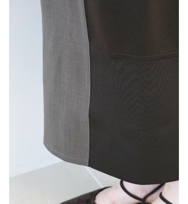  「ボンディングバイヤス切替スカート」|スカート|