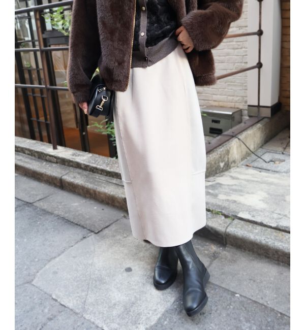  「ボンディングバイヤス切替スカート」|スカート|