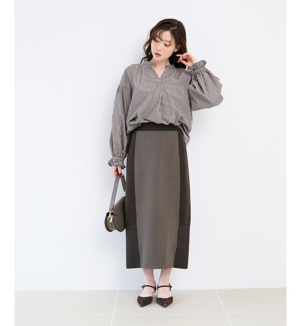  「ボンディングバイヤス切替スカート」|スカート|