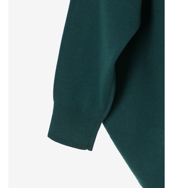  「《手洗い可能》ミラノリブラメ入り裾ラウンドニット」|ニット・セーター|