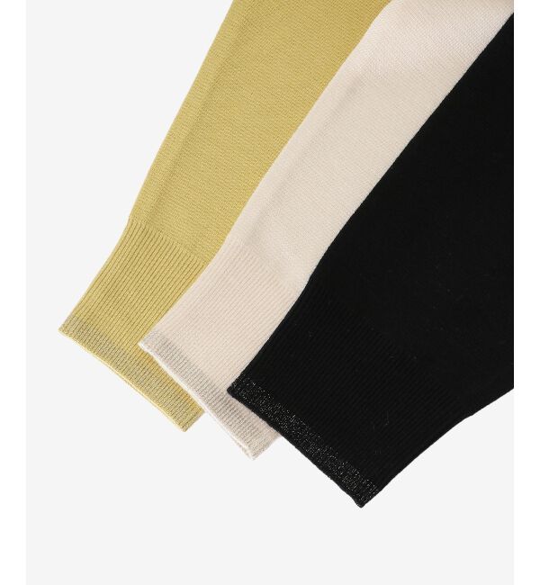  「《手洗い可能》ミラノリブラメ入り裾ラウンドニット」|ニット・セーター|