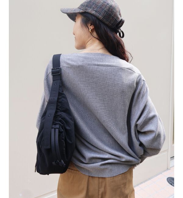  「《手洗い可能》ミラノリブラメ入り裾ラウンドニット」|ニット・セーター|