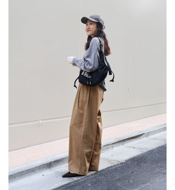  「《手洗い可能》ミラノリブラメ入り裾ラウンドニット」|ニット・セーター|