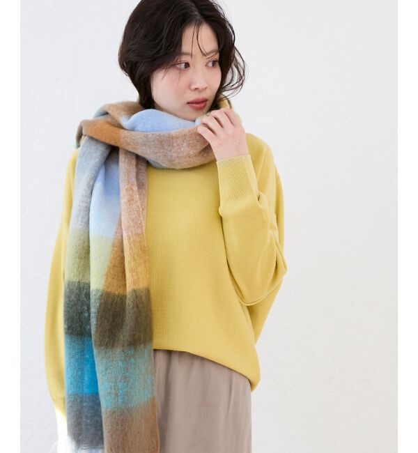  「《手洗い可能》ミラノリブラメ入り裾ラウンドニット」|ニット・セーター|