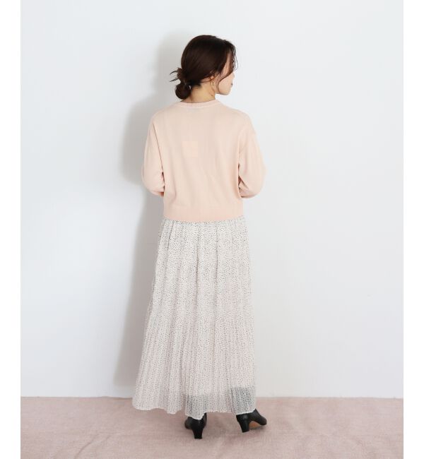  「TORRAZZO DONNAビジューコンパクトカーデ」|カーディガン|