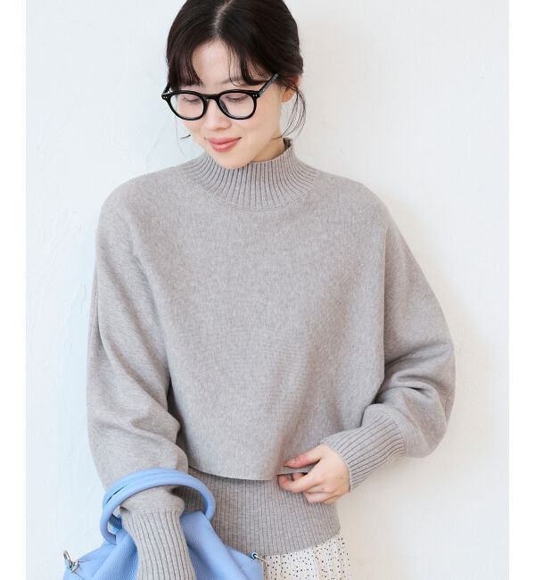  「《手洗い可能》3WAYハイネックレイヤードニット」|ニット・セーター|