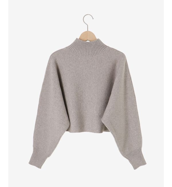  「《手洗い可能》3WAYハイネックレイヤードニット」|ニット・セーター|