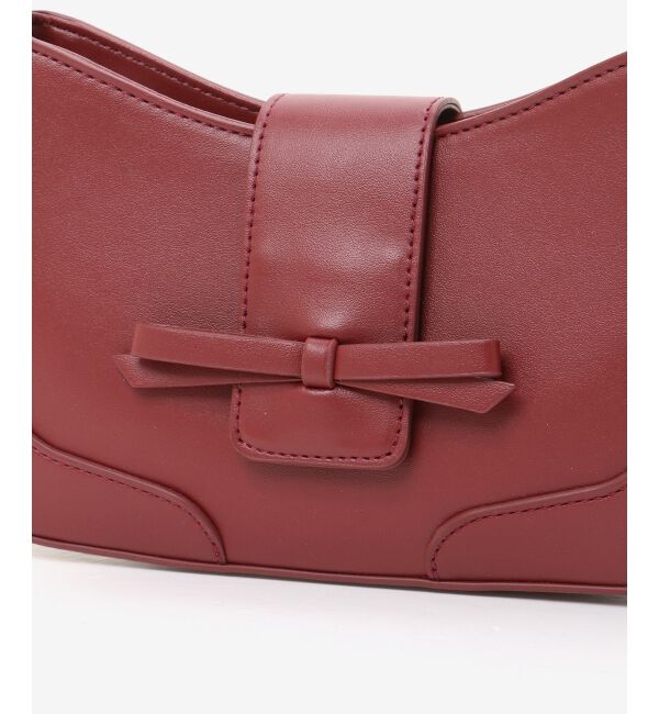 MAJESTICLEGON「フロントリボンクラシカルバッグ」|ハンドバッグ|