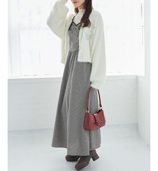 MAJESTICLEGON「フロントリボンクラシカルバッグ」|ハンドバッグ|