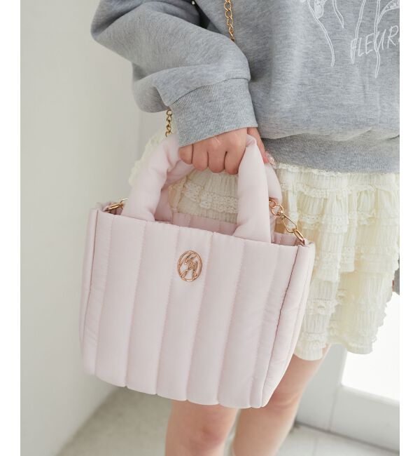  「キルティングパファーバッグ」|ハンドバッグ|