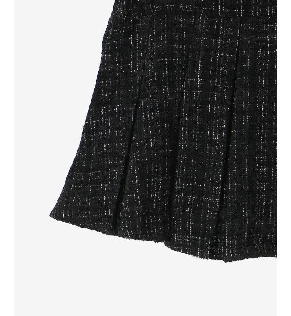  「ベルト付きプリーツミニスカパン」|スカート|