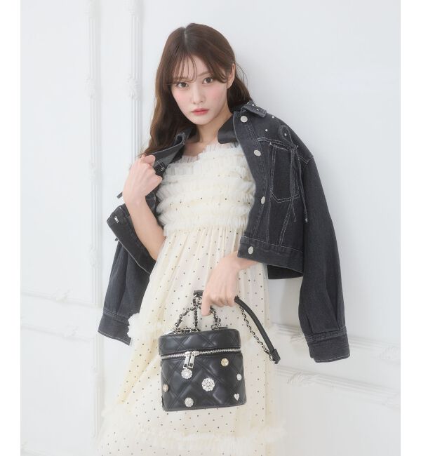  「ビジューリボンGジャン」|その他|ブラック