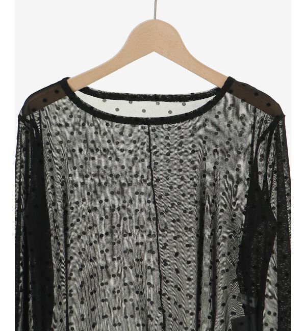  「ドットチュールシアートップス」|Tシャツ・カットソー|