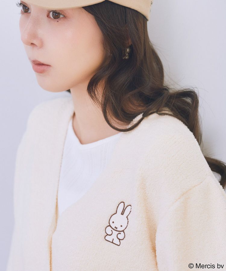 earth music&ecology「miffy/earth モコモコカーディガン」|カーディガン|