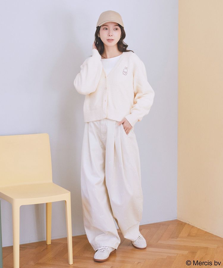 earth music&ecology「miffy/earth モコモコカーディガン」|カーディガン|