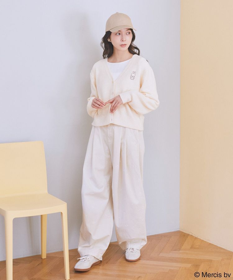 earth music&ecology「miffy/earth モコモコカーディガン」|カーディガン|