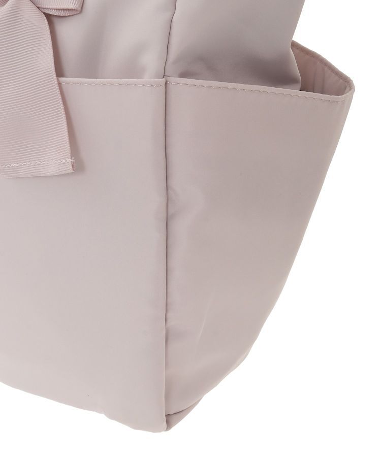 Maison de FLEUR「撥水加工リボンチャームマルチポケットトートM」|トートバッグ|