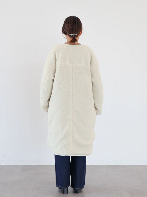  「【WEB限定・小柄女性向け】あったかリバーシブルキルティングコート」|その他|