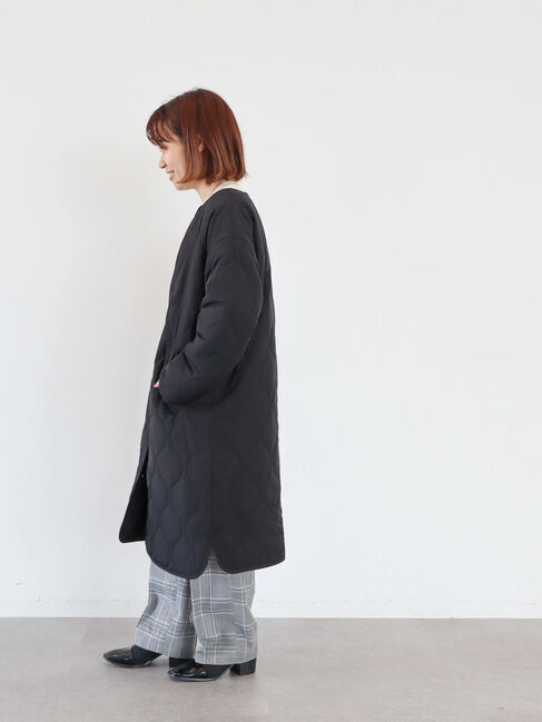  「【WEB限定・小柄女性向け】あったかリバーシブルキルティングコート」|その他|