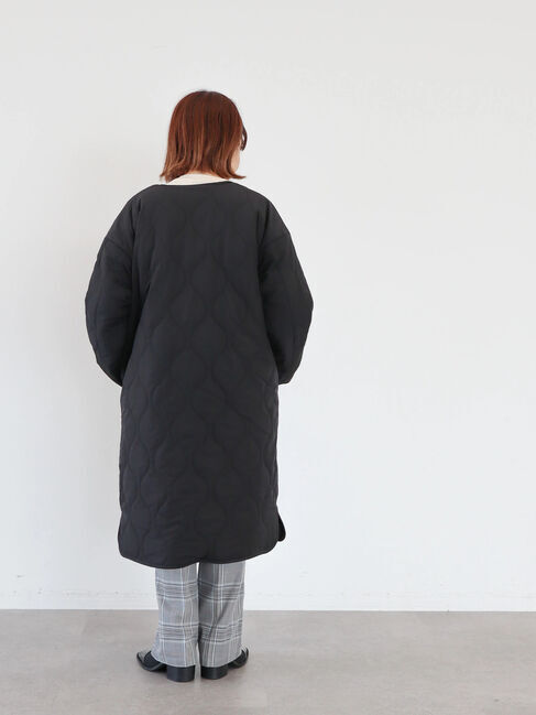  「【WEB限定・小柄女性向け】あったかリバーシブルキルティングコート」|その他|