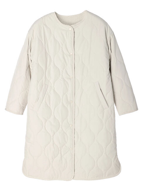  「【WEB限定・小柄女性向け】あったかリバーシブルキルティングコート」|その他|