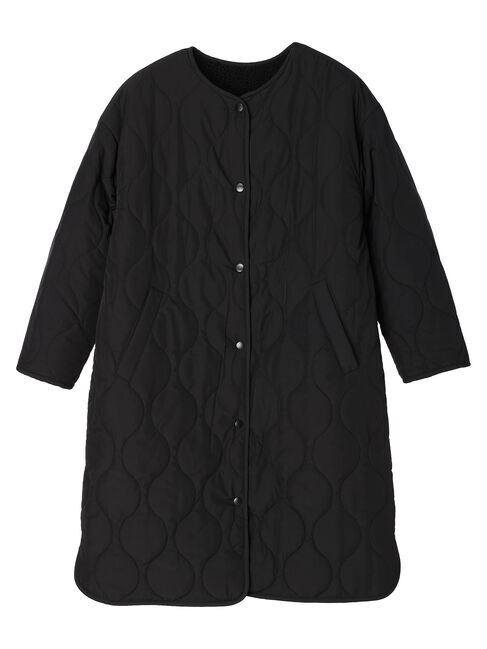  「【WEB限定・小柄女性向け】あったかリバーシブルキルティングコート」|その他|