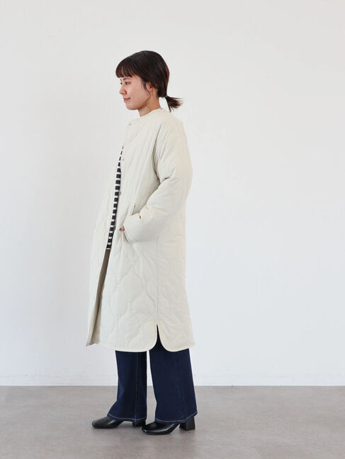  「【WEB限定・小柄女性向け】あったかリバーシブルキルティングコート」|その他|