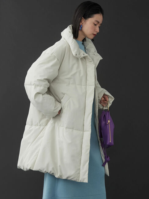  「あったかハイネック中綿コート」|その他|