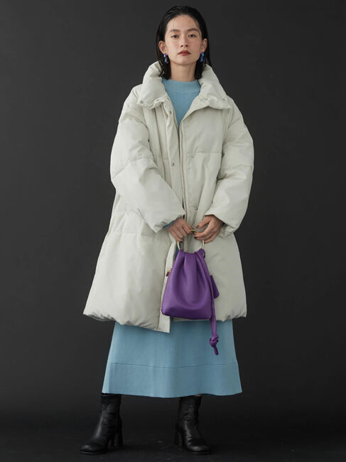  「あったかハイネック中綿コート」|その他|