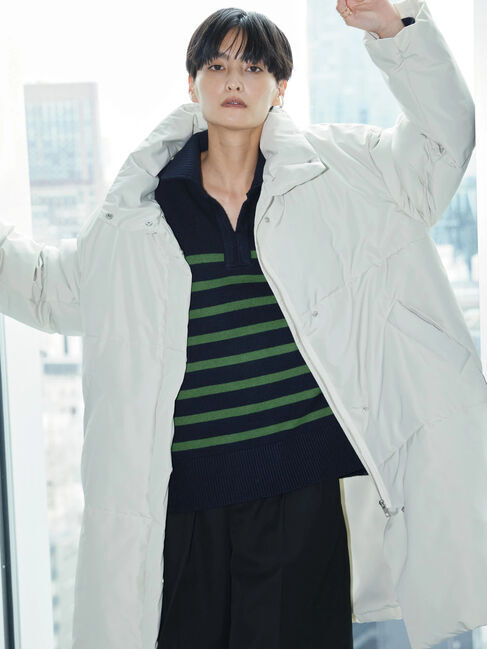  「あったかハイネック中綿コート」|その他|