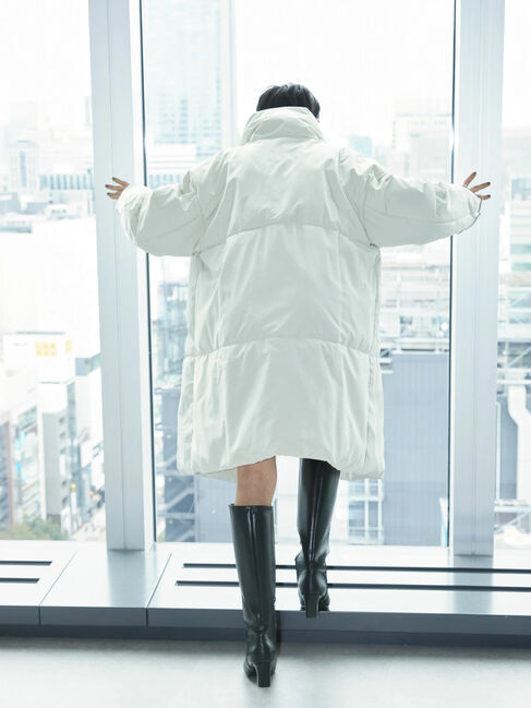  「あったかハイネック中綿コート」|その他|