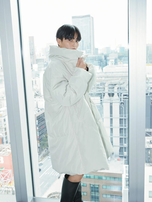  「あったかハイネック中綿コート」|その他|