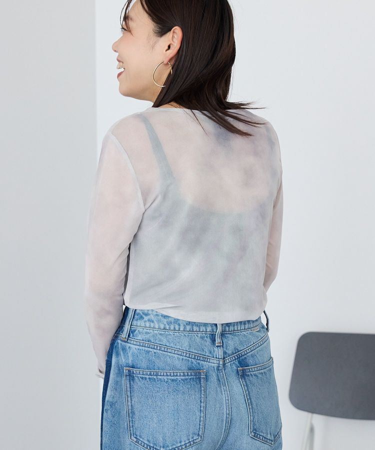 AMERICAN HOLIC「ニュアンス柄プリントシアープルオーバー」|Tシャツ・カットソー|