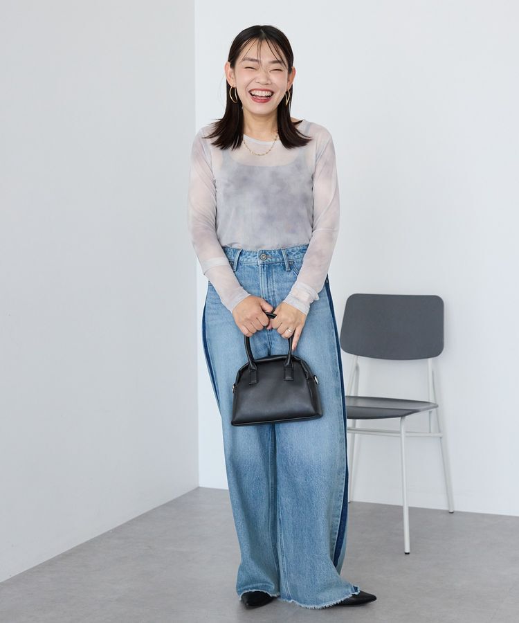 AMERICAN HOLIC「ニュアンス柄プリントシアープルオーバー」|Tシャツ・カットソー|