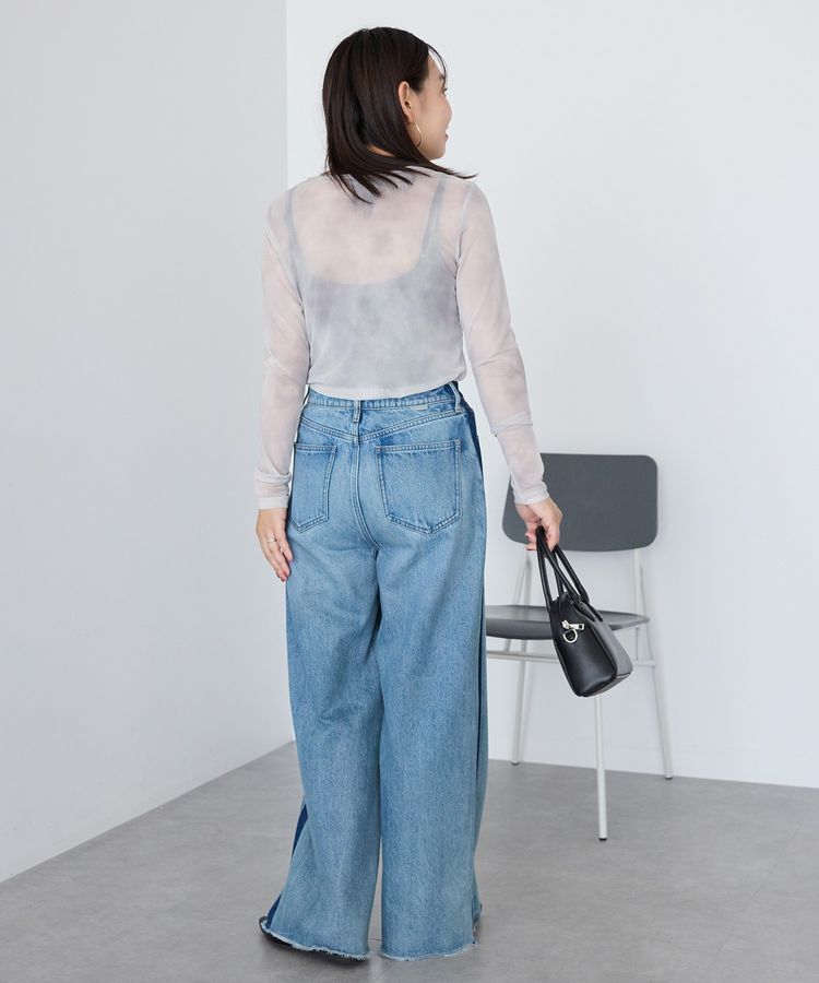 AMERICAN HOLIC「ニュアンス柄プリントシアープルオーバー」|Tシャツ・カットソー|