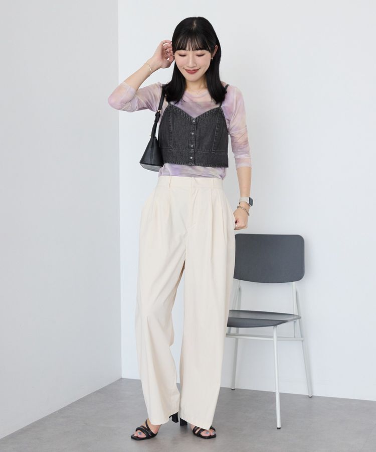 AMERICAN HOLIC「ニュアンス柄プリントシアープルオーバー」|Tシャツ・カットソー|