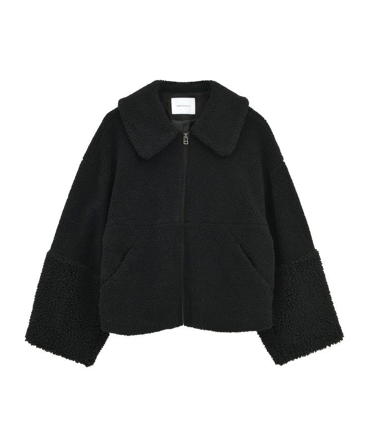 AMERICAN HOLIC「衿付きボアブルゾン」|その他|