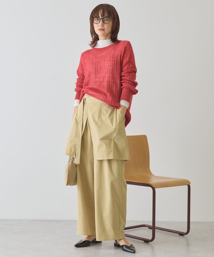 AMERICAN HOLIC「モヘアタッチルーズ編みプルオーバー」|ニット・セーター|