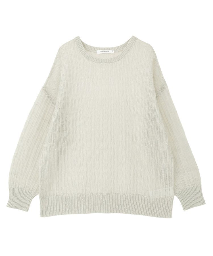 AMERICAN HOLIC「モヘアタッチルーズ編みプルオーバー」|ニット・セーター|