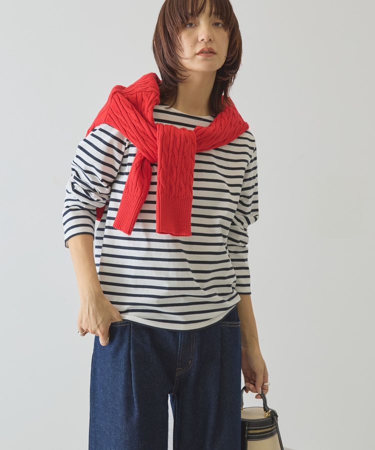 AMERICAN HOLIC「バスクロンT」|Tシャツ・カットソー|Navy