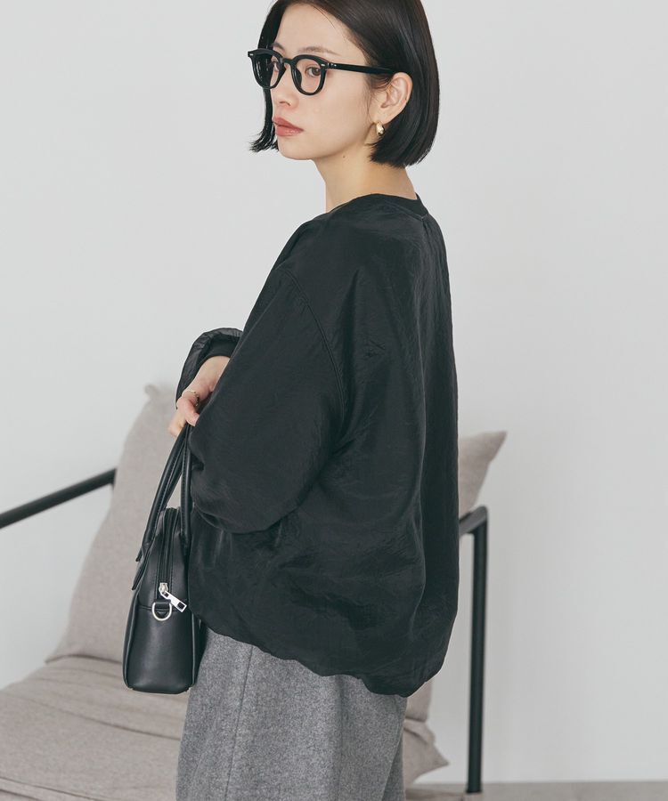 AMERICAN HOLIC「オーガンジーレイヤードスウェットプルオーバー」|Tシャツ・カットソー|