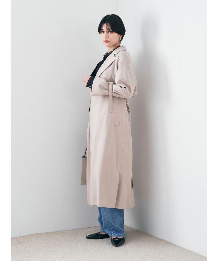 YECCA VECCA「ロングトレンチコート」|トレンチコート|