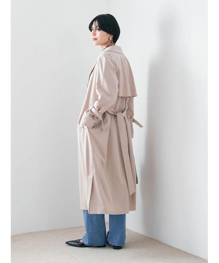YECCA VECCA「ロングトレンチコート」|トレンチコート|