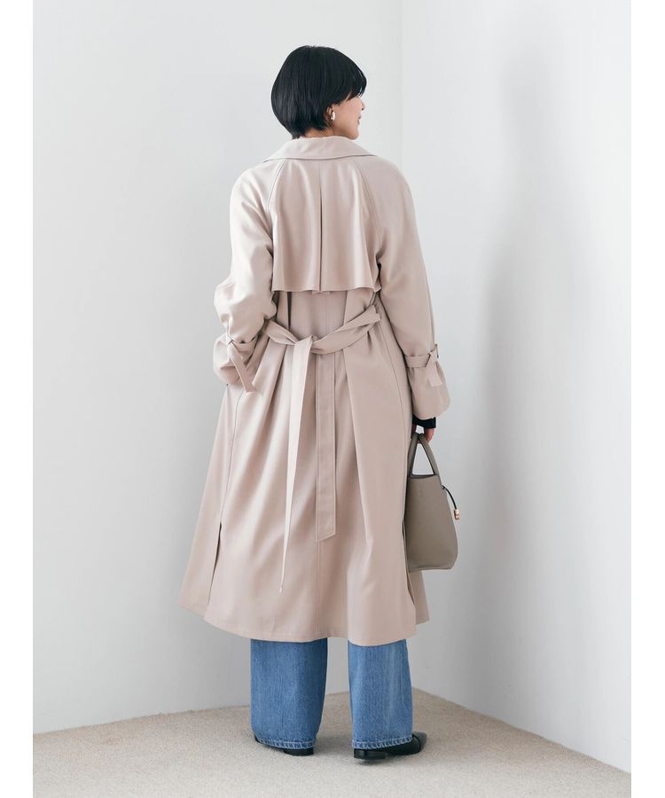 YECCA VECCA「ロングトレンチコート」|トレンチコート|