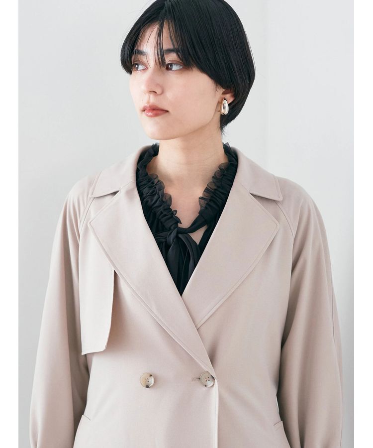 YECCA VECCA「ロングトレンチコート」|トレンチコート|